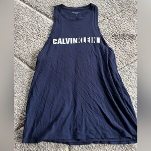 Calvin Klein Performance Navy Tank Top